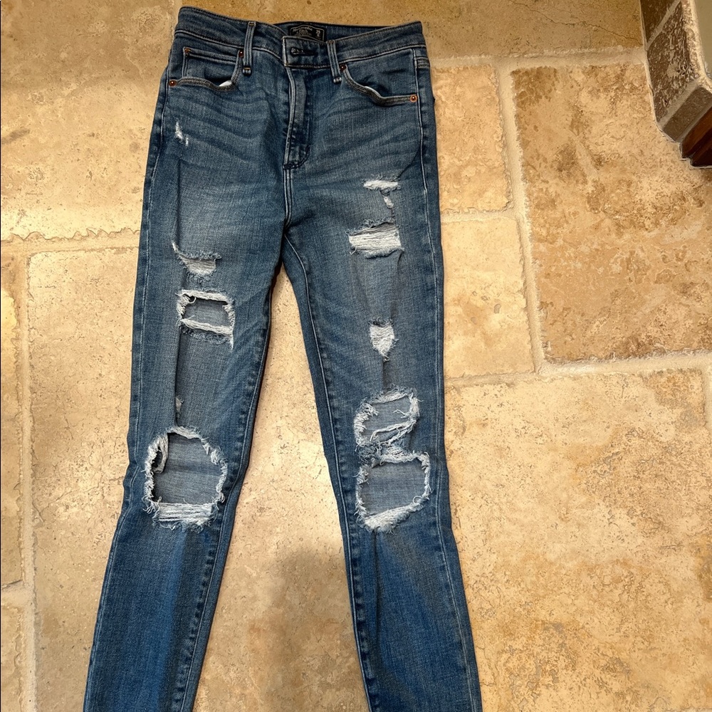 Abercrombie and Fitch Ripped Jeans